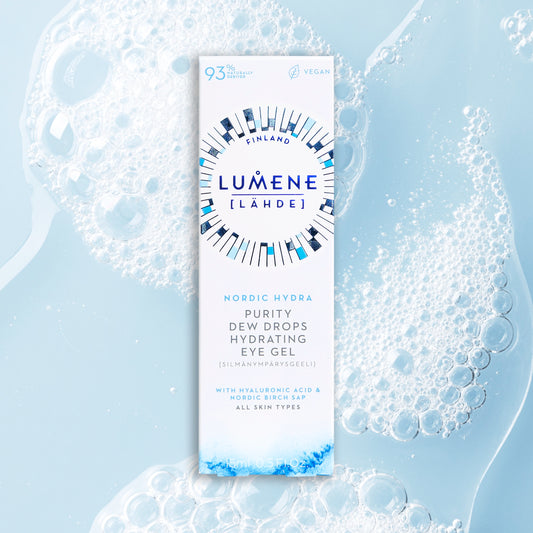 LUMENE LAHDE PURITY DEW DROPS гель під очі зволожуючий