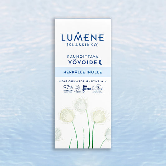LUMENE KLASSIKKO крем нічний для чутливої шкіри