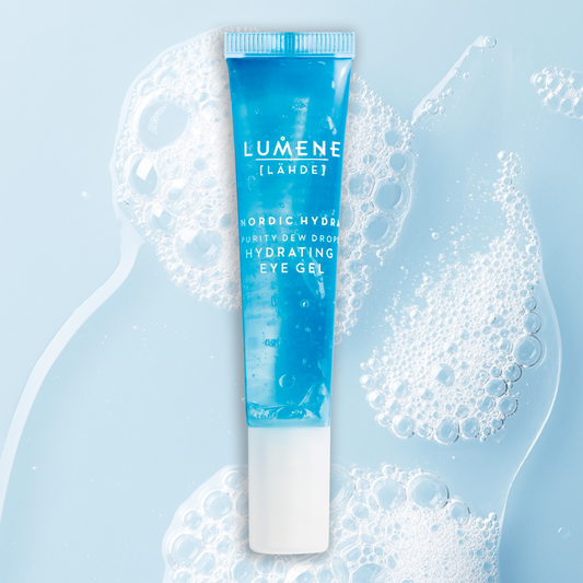LUMENE LAHDE PURITY DEW DROPS гель під очі зволожуючий