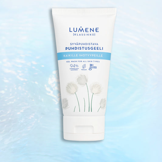 LUMENE KLASSIKKO гель очищуючий для всіх типів шкіри