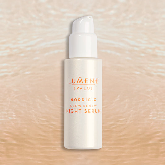 LUMENE VALO GLOW RENEW сировотка нічна відновлююча для сяяння шкіри