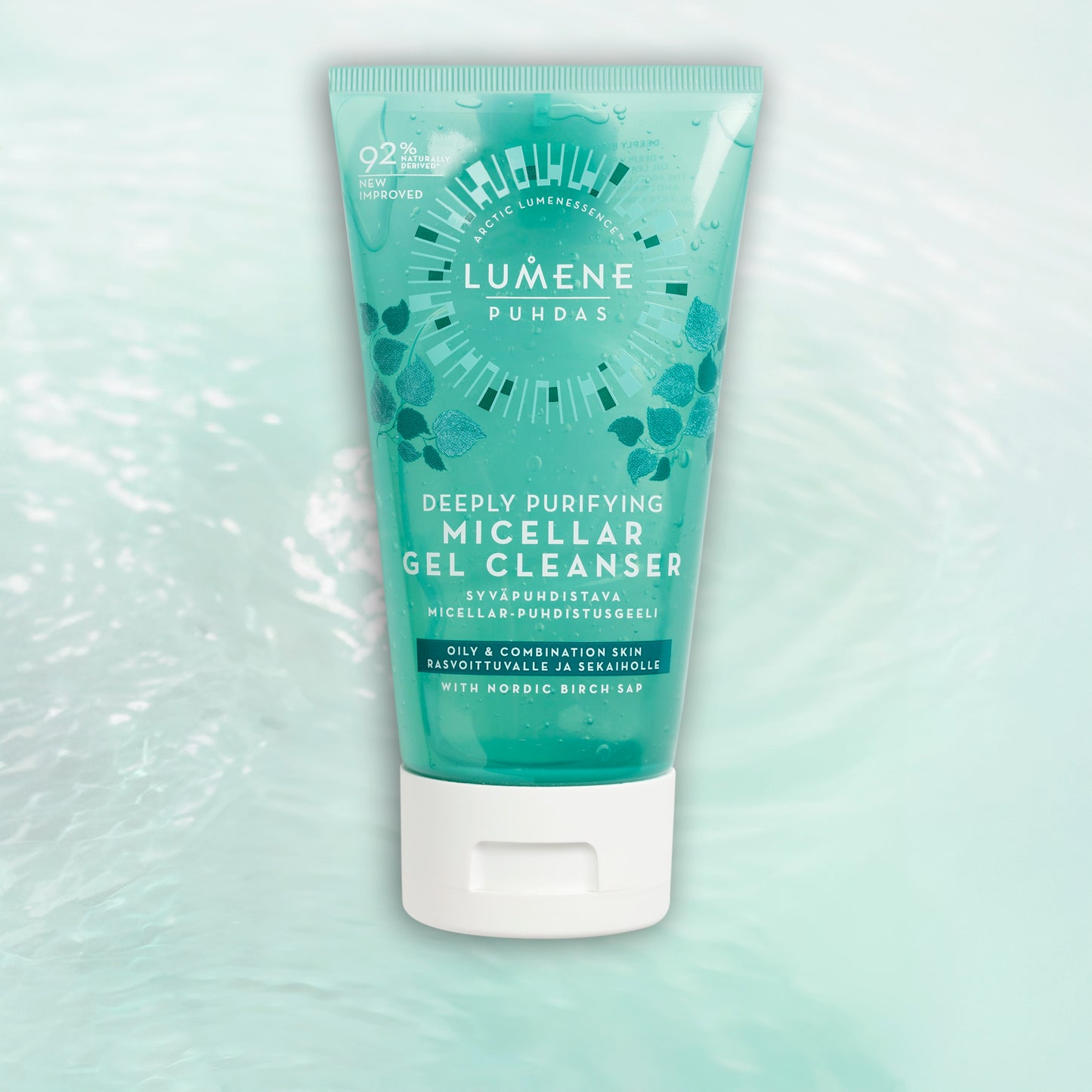LUMENE PUHDAS гель міцелярний очищуючий для жирної  та комбінованої  шкіри