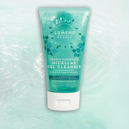 LUMENE PUHDAS гель міцелярний очищуючий для жирної  та комбінованої  шкіри